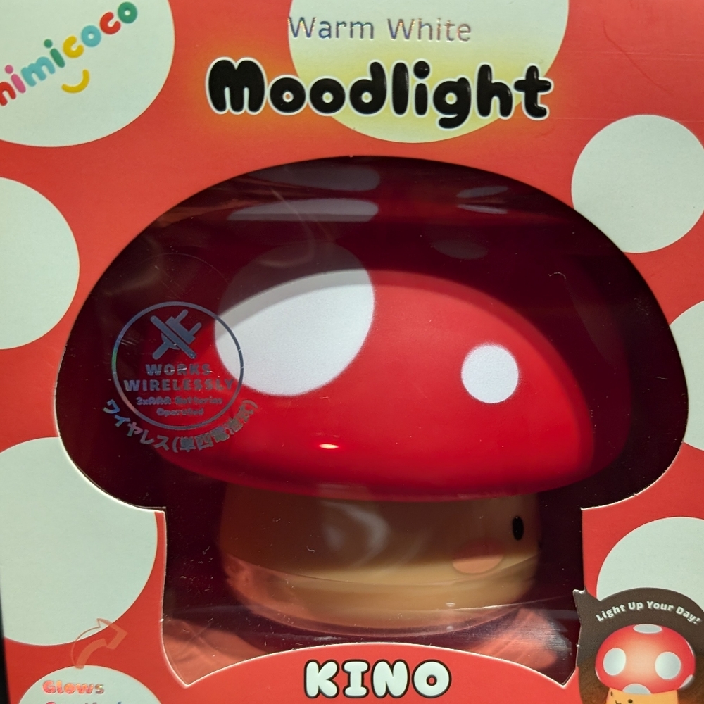 Mimicoco warm white mood light Red and white mushroom KINO